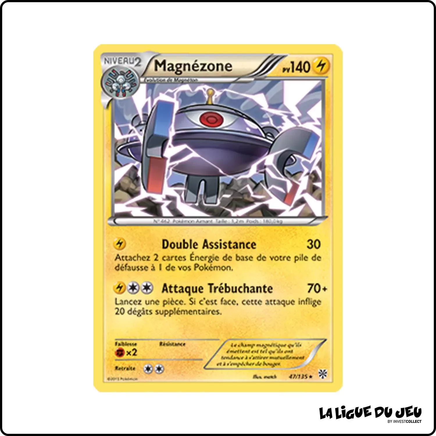 Rare - Pokemon - Tempête Plasma - Magnézone 47/135