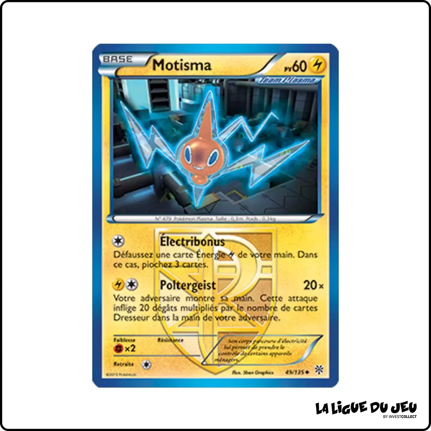 Peu commune - Pokemon - Tempête Plasma - Motisma 49/135