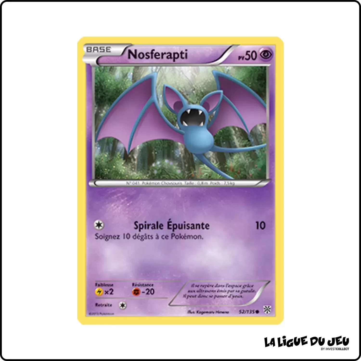 Commune - Pokemon - Tempête Plasma - Nosferapti 52/135