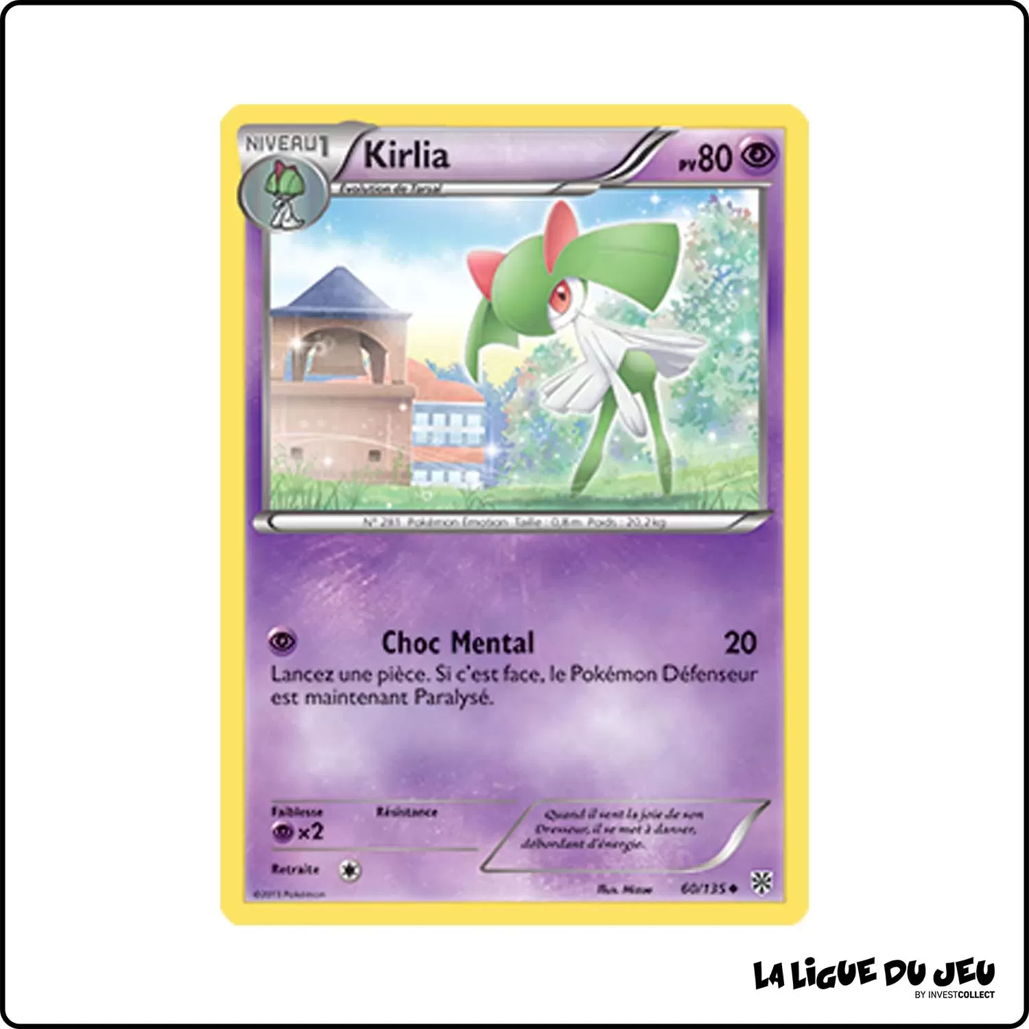 Peu commune - Pokemon - Tempête Plasma - Kirlia 60/135