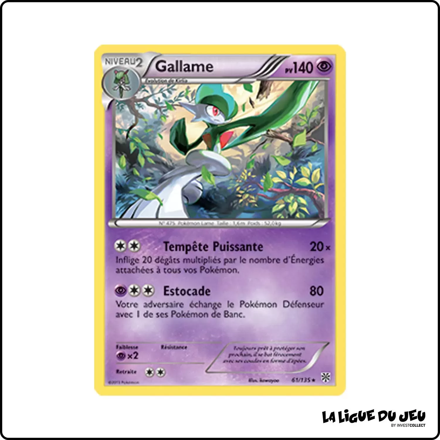 Holo - Pokemon - Tempête Plasma - Gallame 61/135