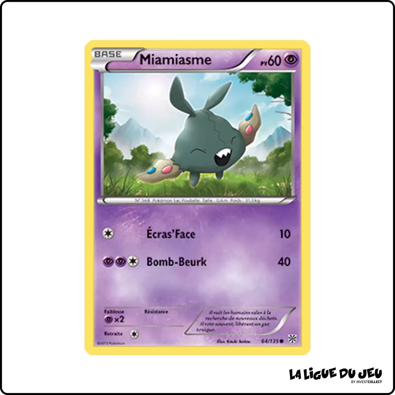 Commune - Pokemon - Tempête Plasma - Miamiasme 64/135