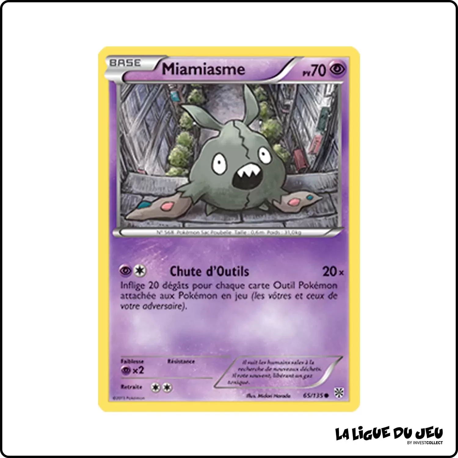 Commune - Pokemon - Tempête Plasma - Miamiasme 65/135