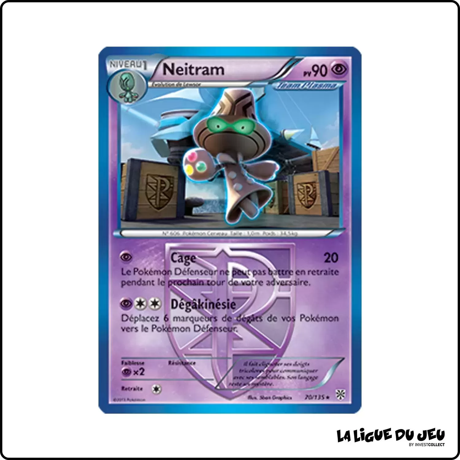 Rare - Pokemon - Tempête Plasma - Neitram 70/135