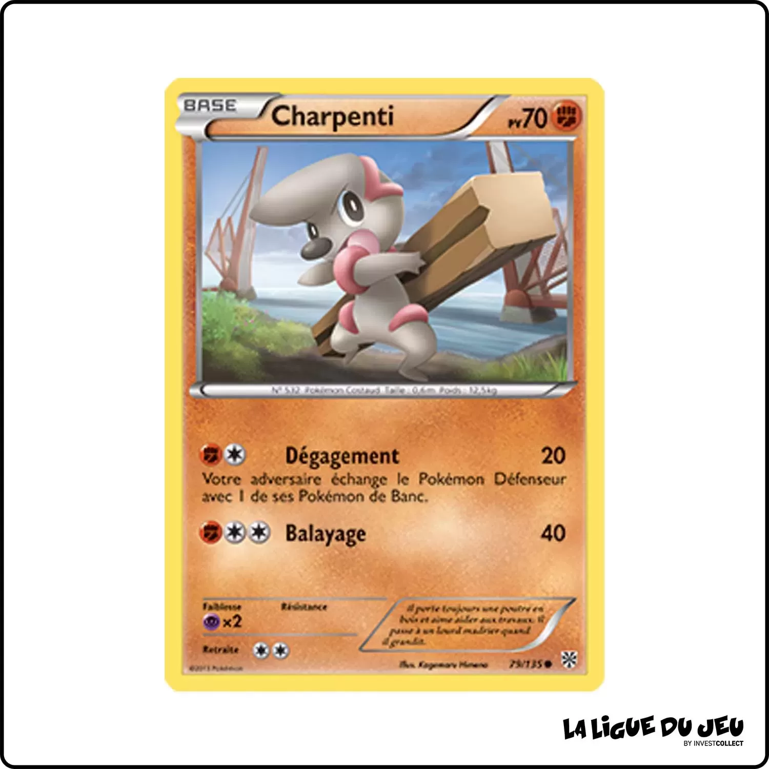 Commune - Pokemon - Tempête Plasma - Charpenti 79/135