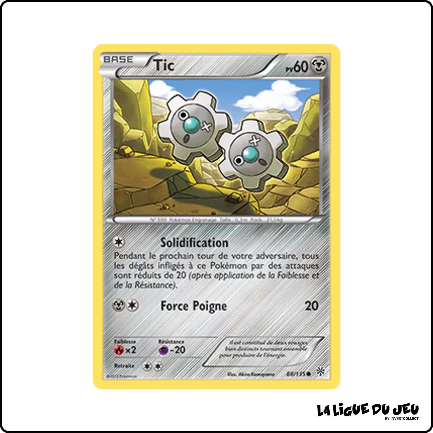 Commune - Pokemon - Tempête Plasma - Tic 88/135