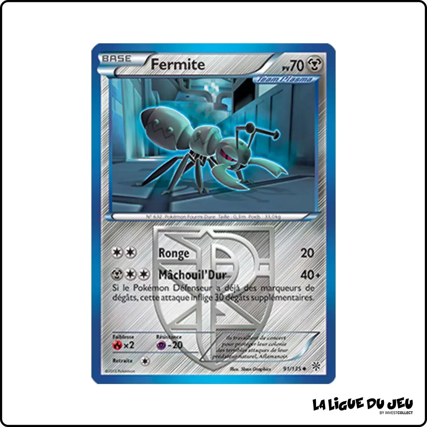 Peu commune - Pokemon - Tempête Plasma - Fermite 91/135