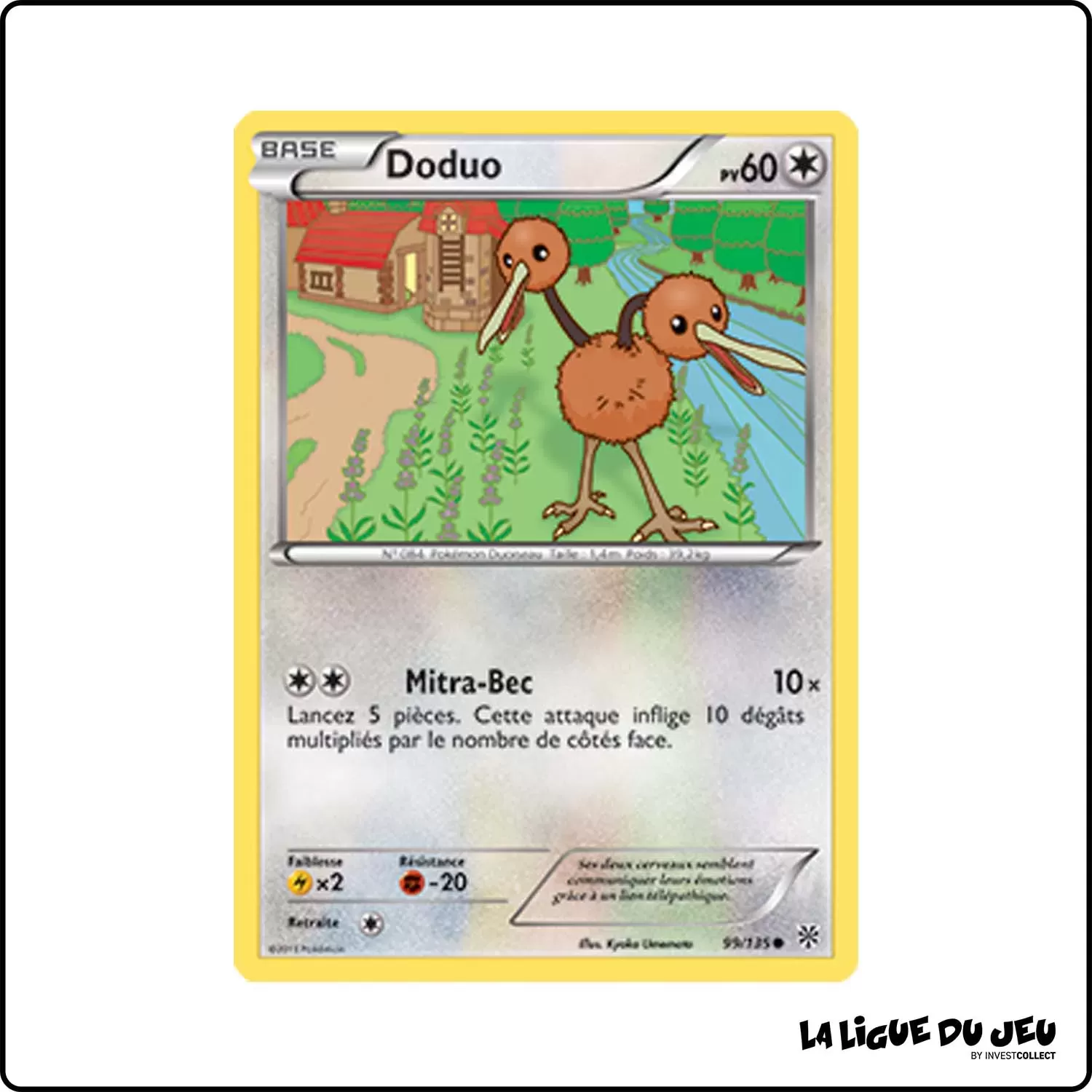 Commune - Pokemon - Tempête Plasma - Doduo 99/135