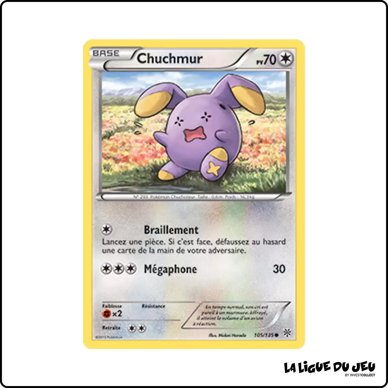 Commune - Pokemon - Tempête Plasma - Chuchmur 105/135