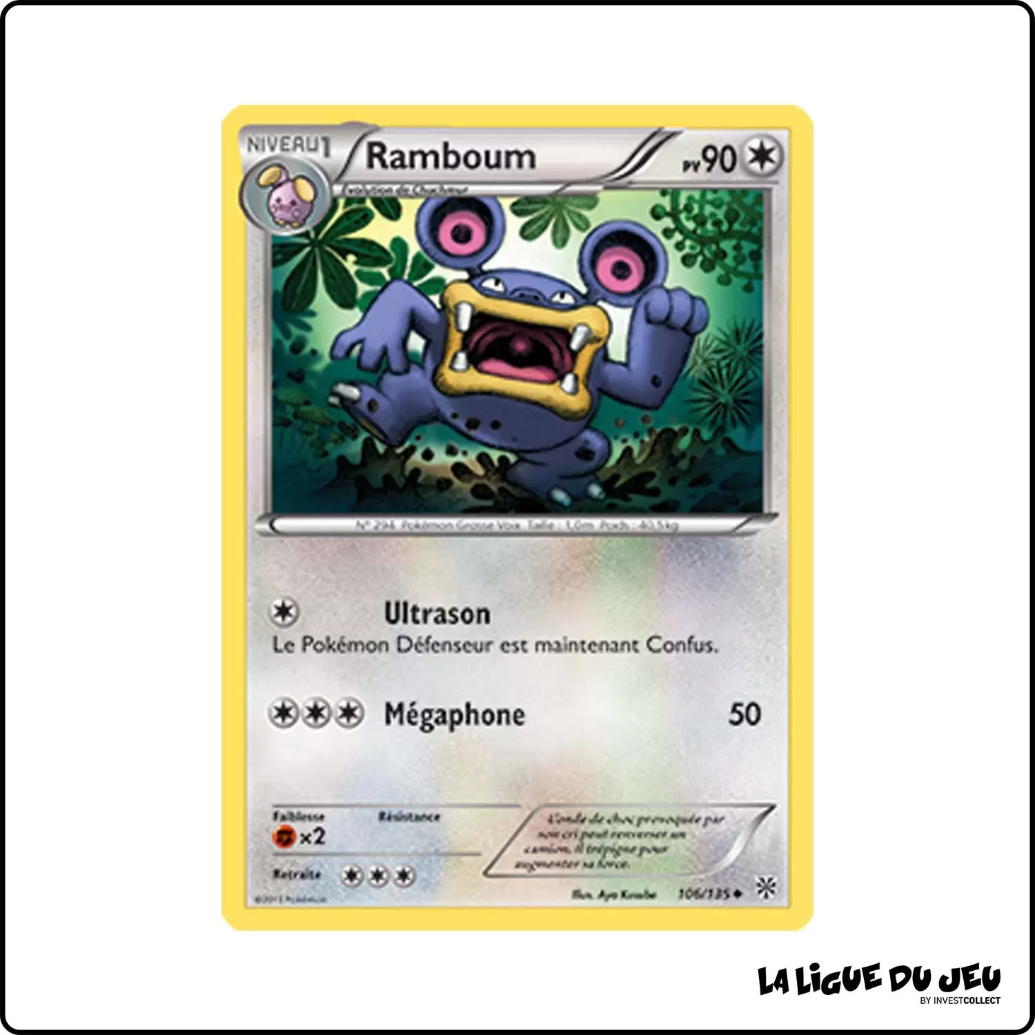 Peu commune - Pokemon - Tempête Plasma - Ramboum 106/135