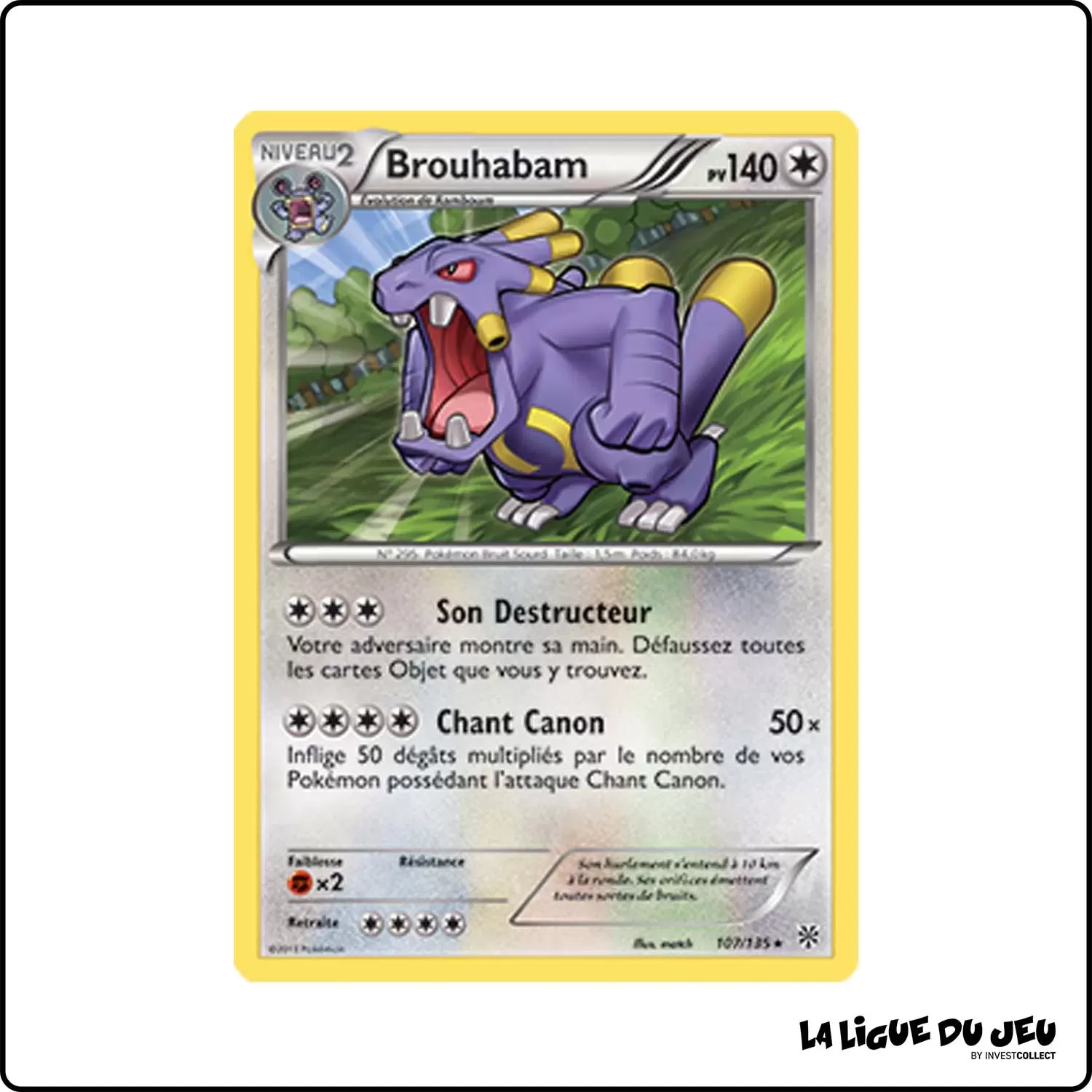 Rare - Pokemon - Tempête Plasma - Brouhabam 107/135