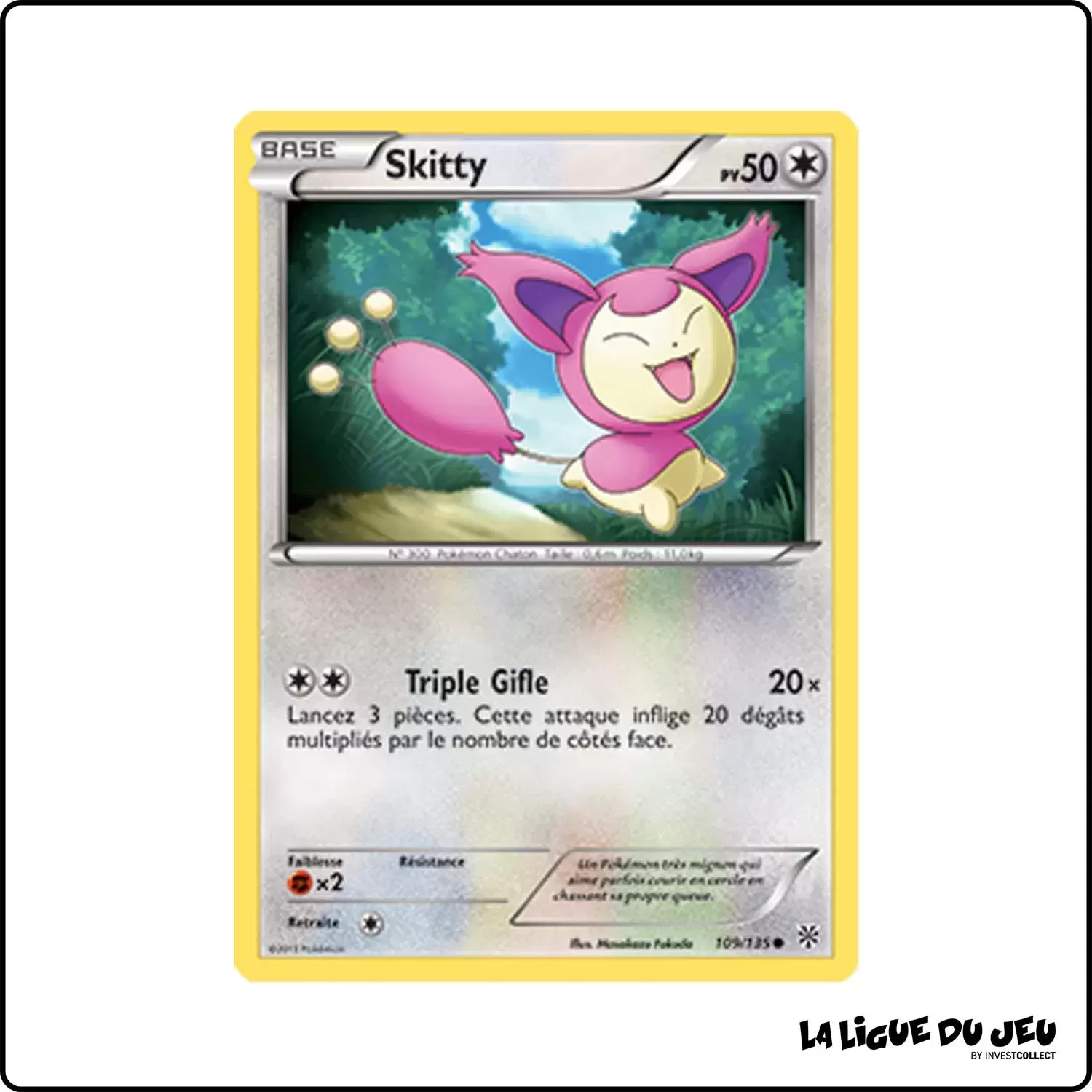 Commune - Pokemon - Tempête Plasma - Skitty 109/135