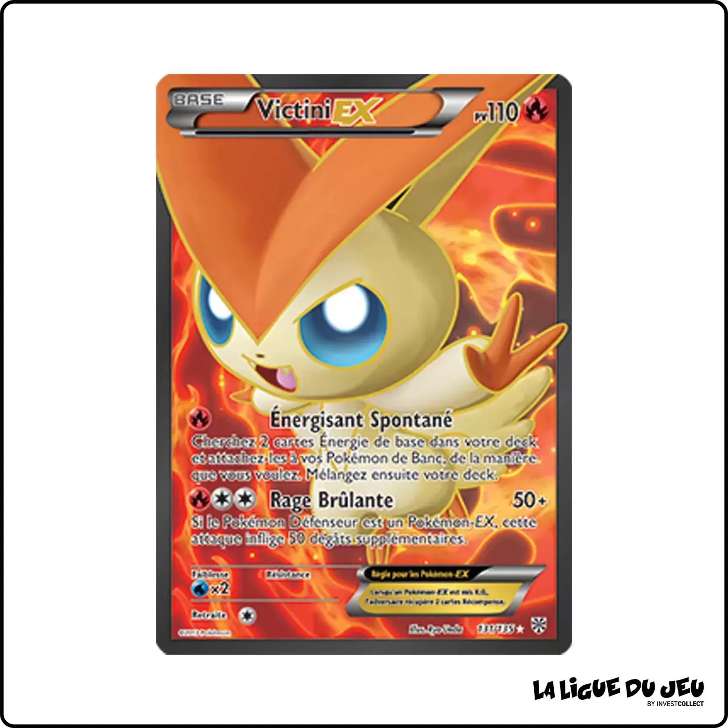 Ultra - Pokemon - Tempête Plasma - Victini-EX 131/135