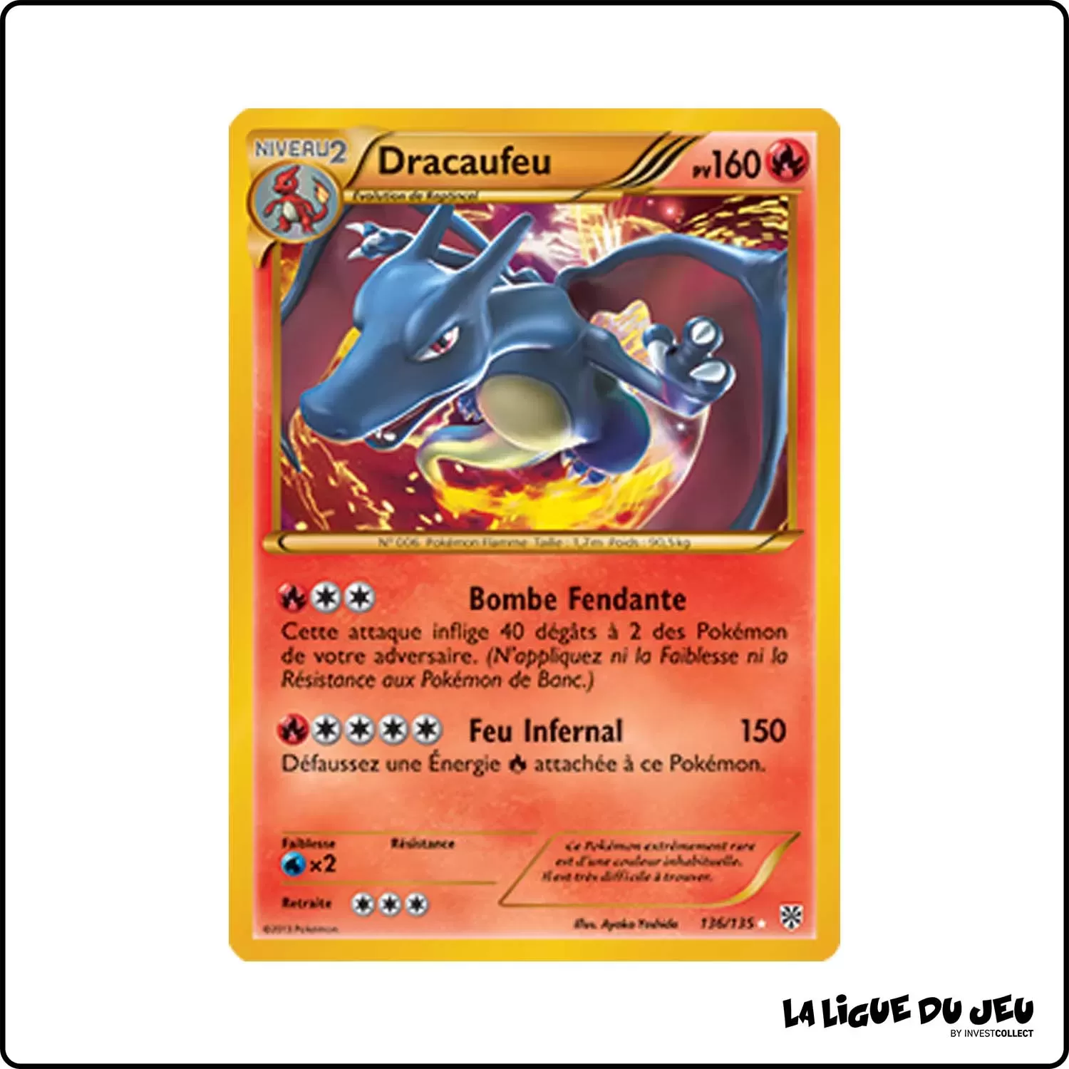 Secrete - Pokemon - Tempête Plasma - Dracaufeu 136/135