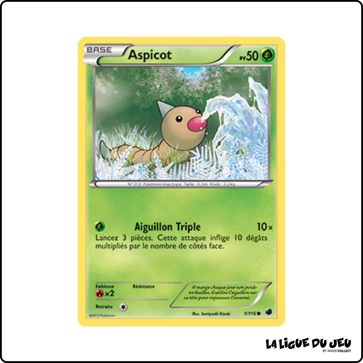 Commune - Pokemon - Glaciation Plasma - Aspicot 1/116