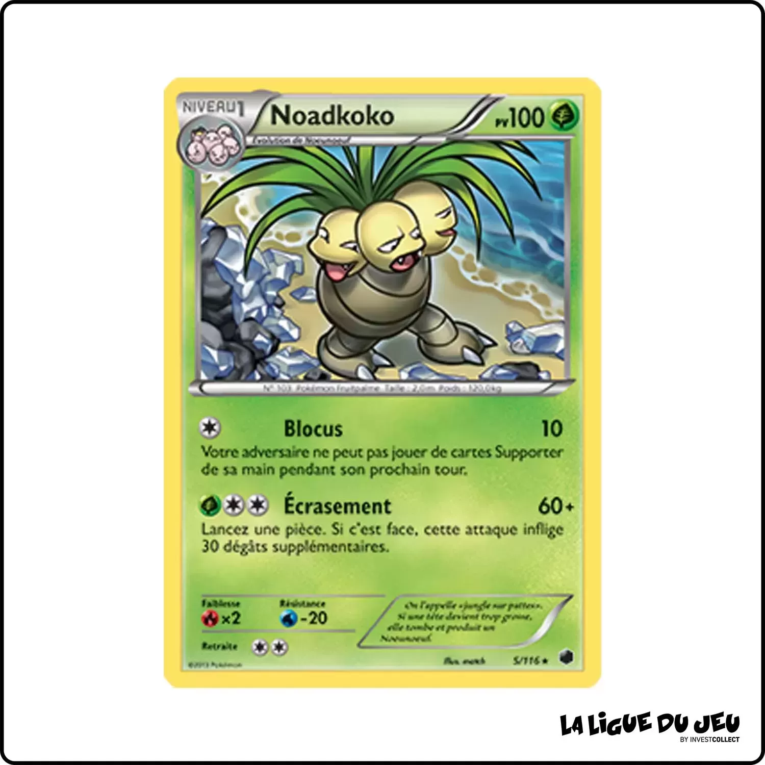 Rare - Pokemon - Glaciation Plasma - Noadkoko 5/116