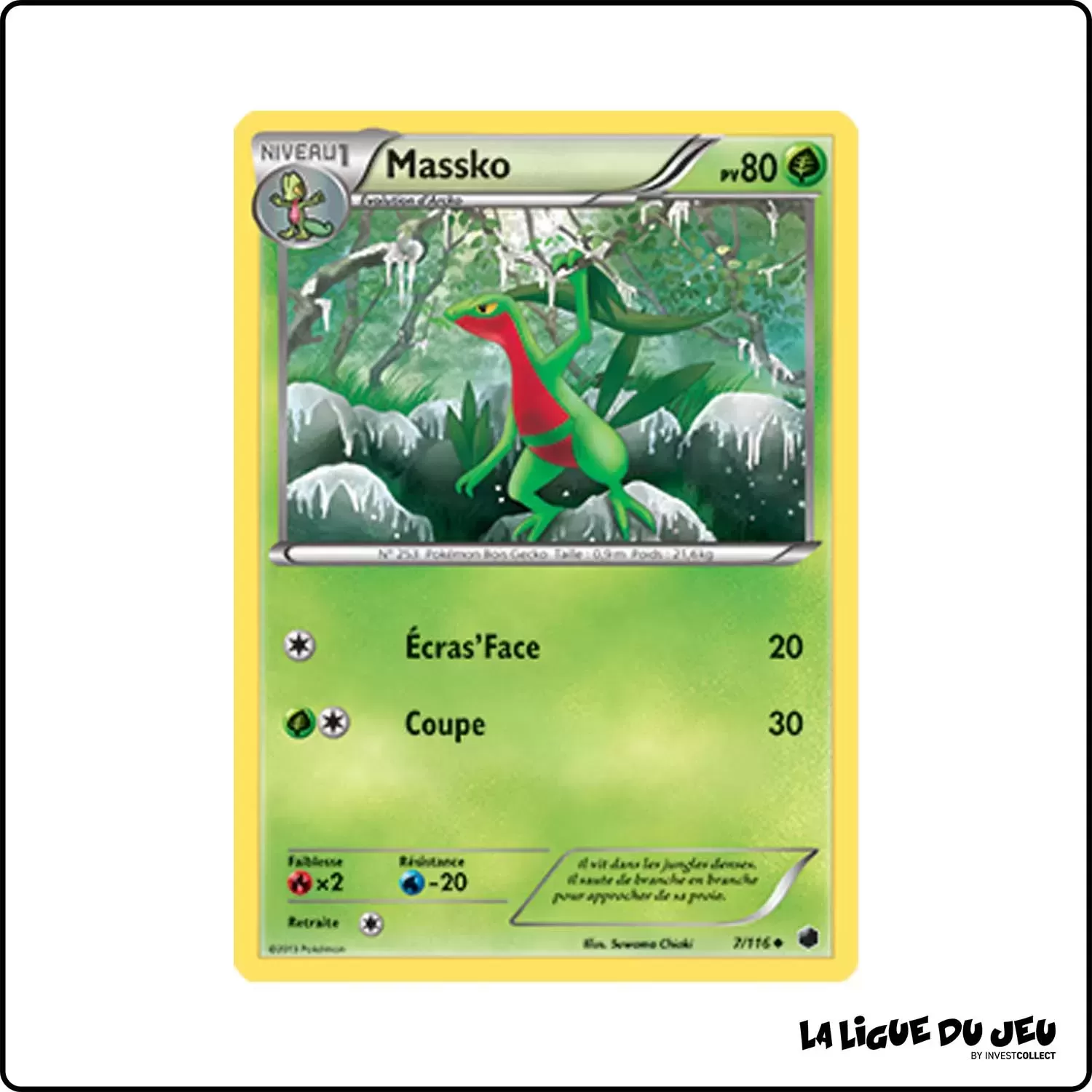 Peu commune - Pokemon - Glaciation Plasma - Massko 7/116