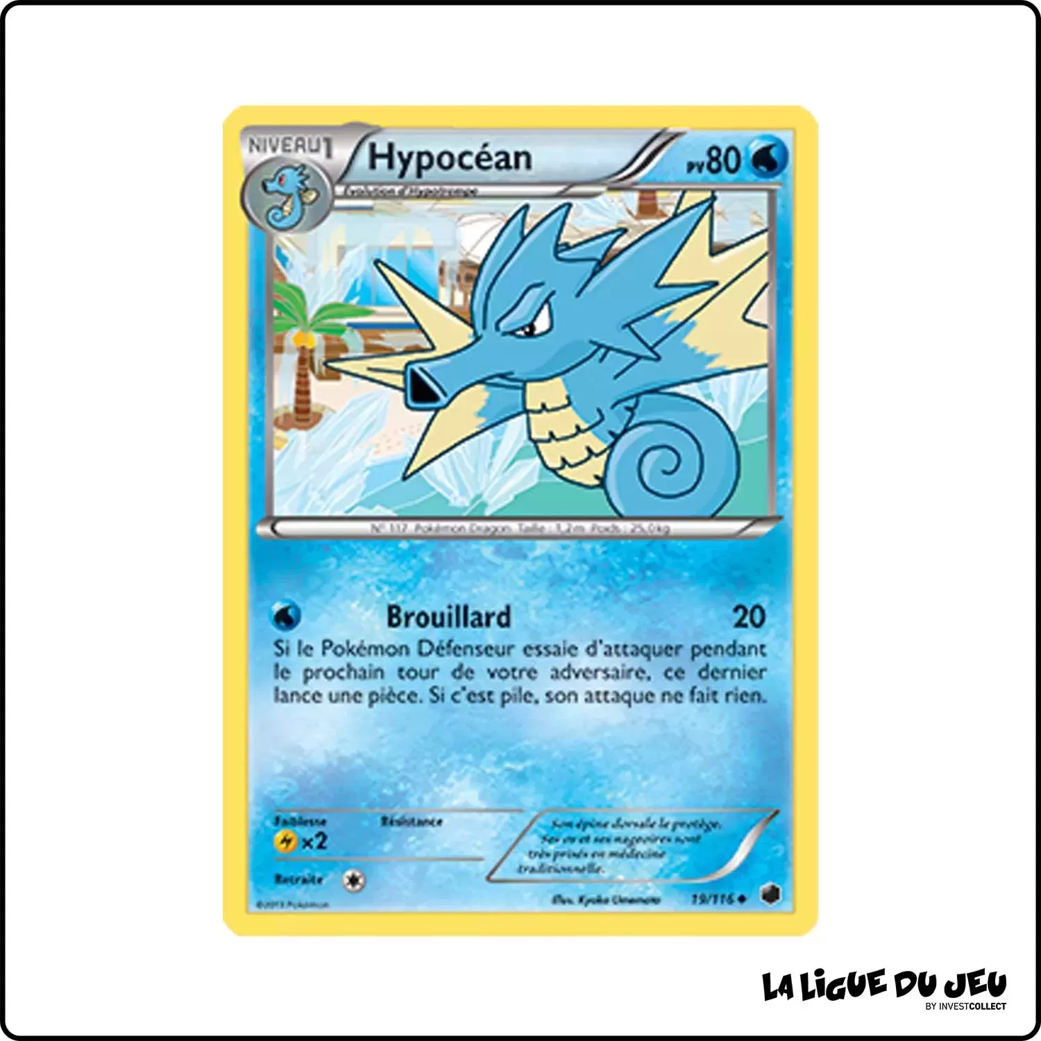 Peu commune - Pokemon - Glaciation Plasma - Hypocéan 19/116