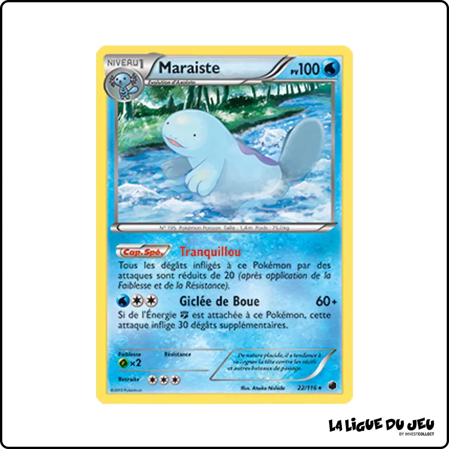 Rare - Pokemon - Glaciation Plasma - Maraiste 22/116