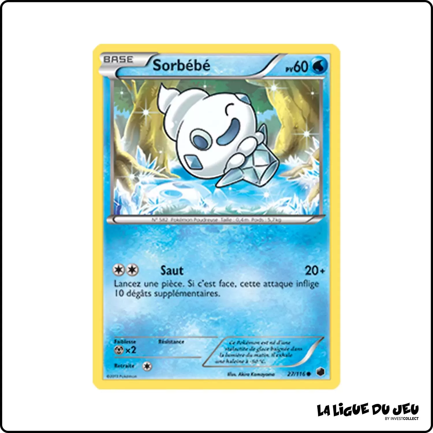 Commune - Pokemon - Glaciation Plasma - Sorbébé 27/116