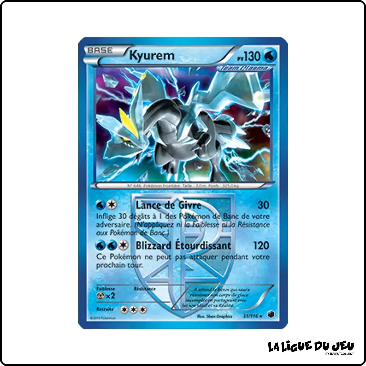 Holo - Pokemon - Glaciation Plasma - Kyurem 31/116