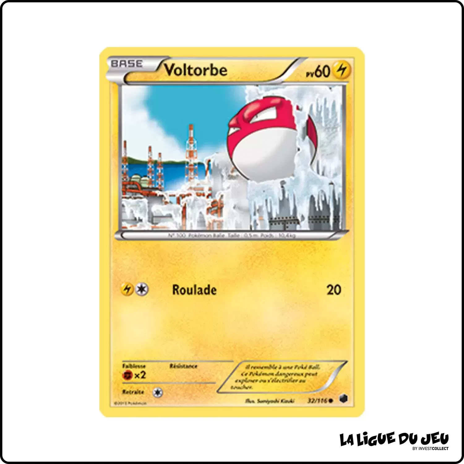 Commune - Pokemon - Glaciation Plasma - Voltorbe 32/116