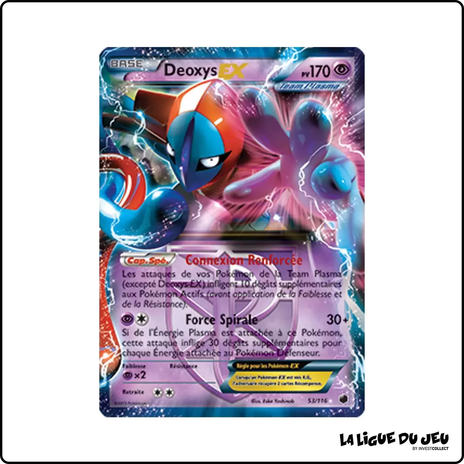 Ultra - Pokemon - Glaciation Plasma - Deoxys-EX 53/116