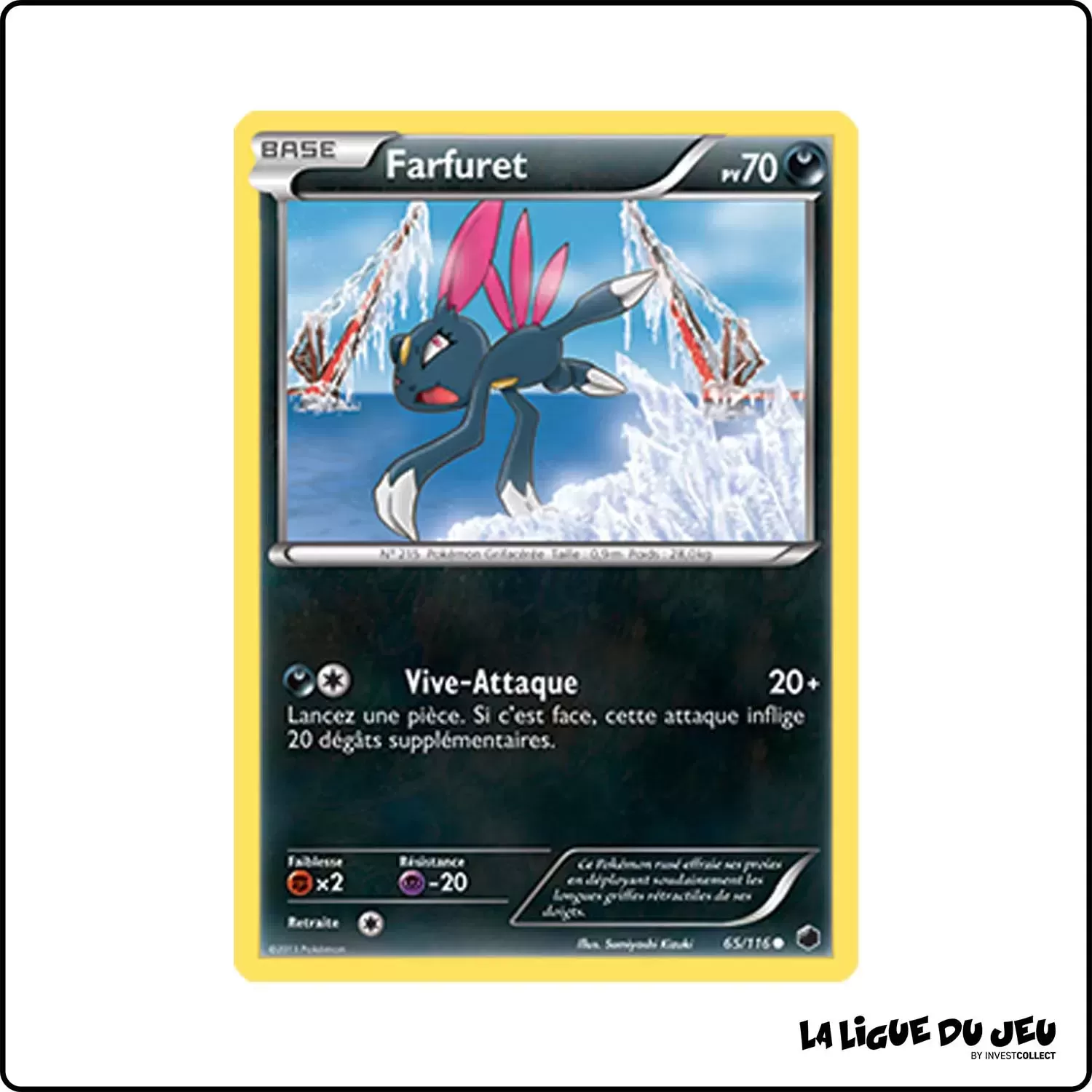 Commune - Pokemon - Glaciation Plasma - Farfuret 65/116