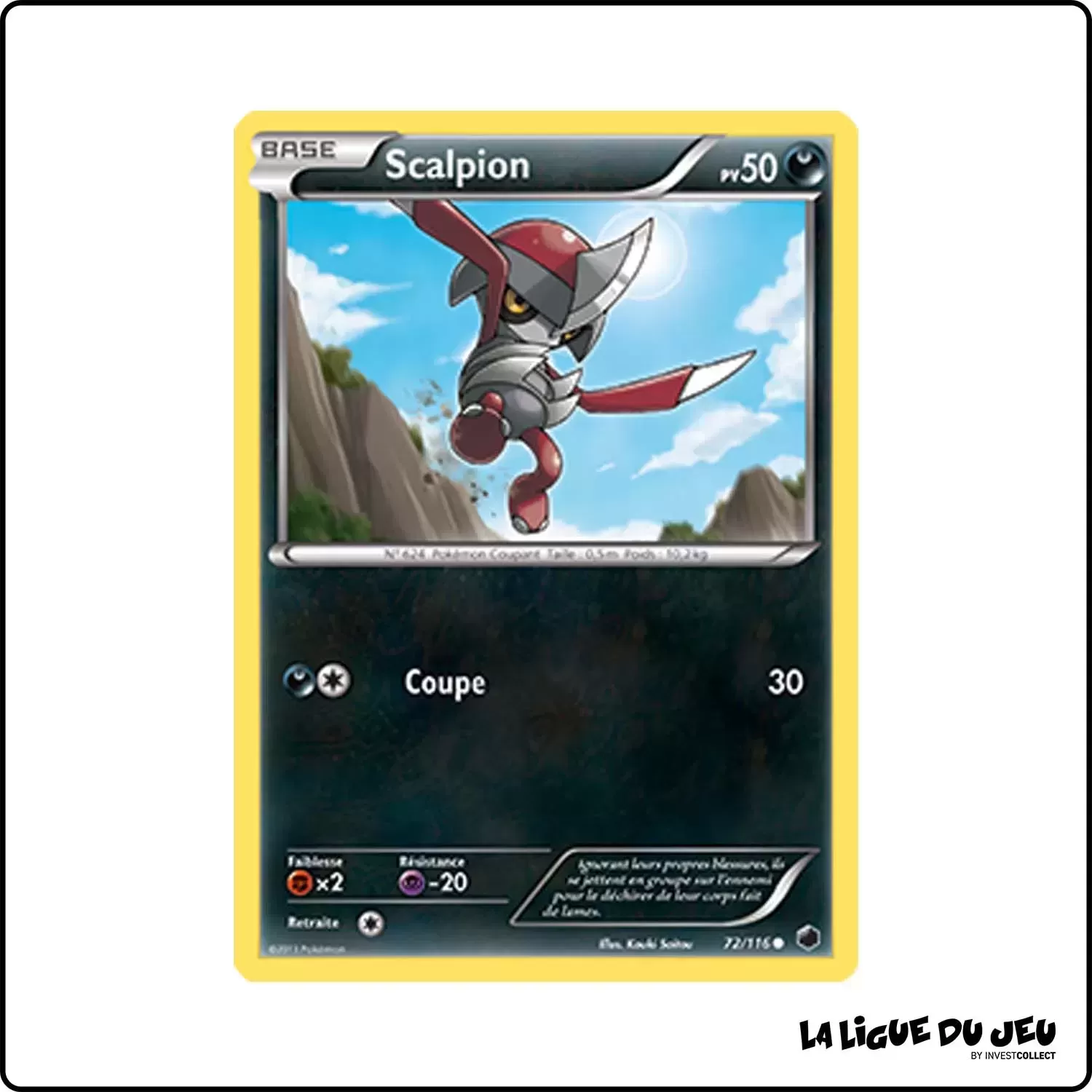 Commune - Pokemon - Glaciation Plasma - Scalpion 72/116