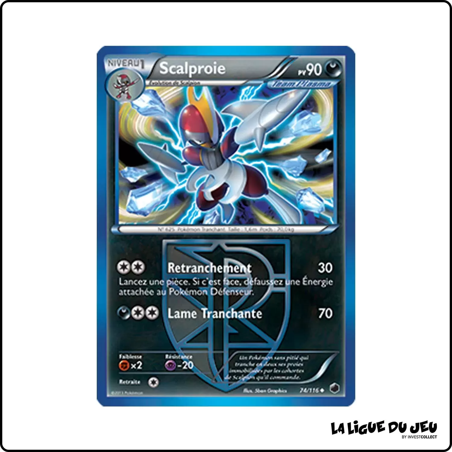 Peu commune - Pokemon - Glaciation Plasma - Scalproie 74/116