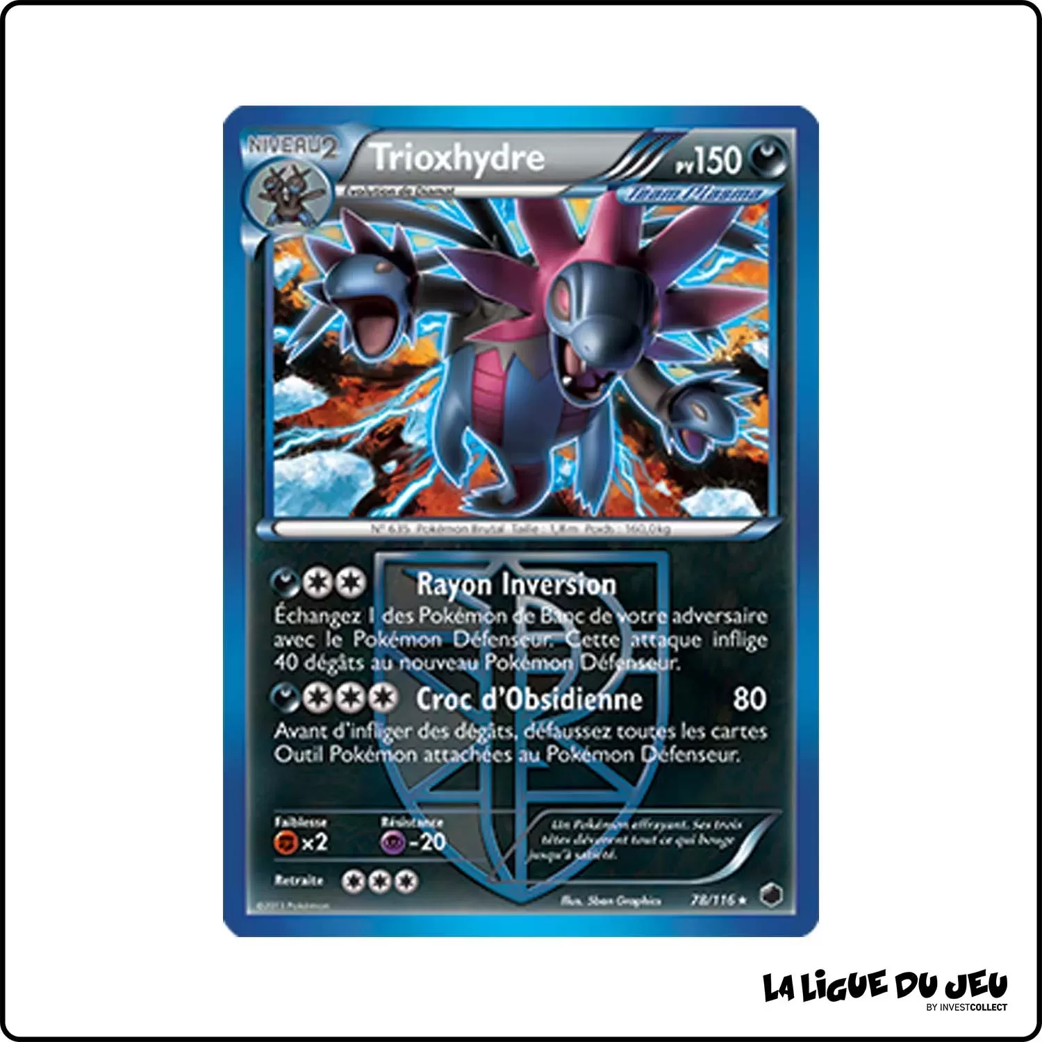 Holo - Pokemon - Glaciation Plasma - Trioxhydre 78/116