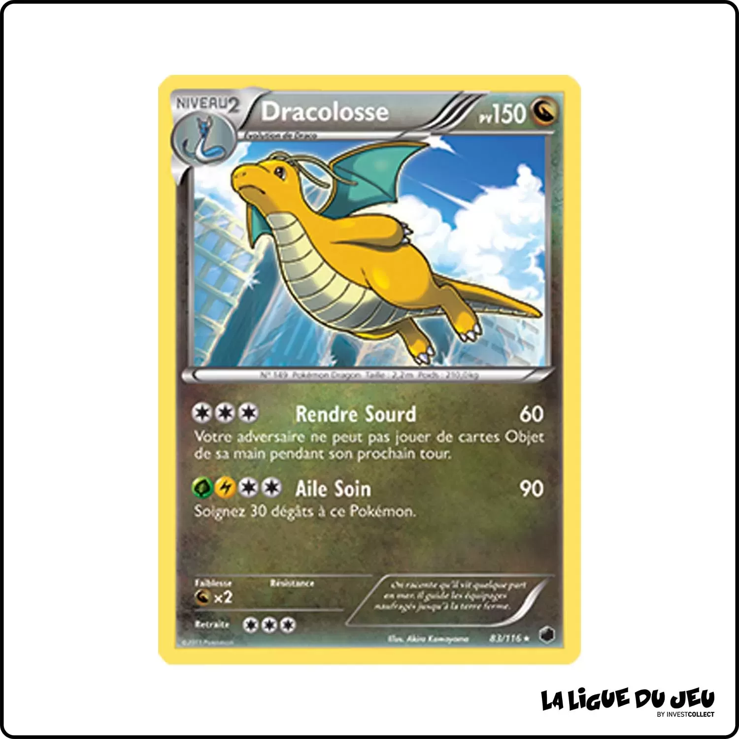 Holo - Pokemon - Glaciation Plasma - Dracolosse 83/116