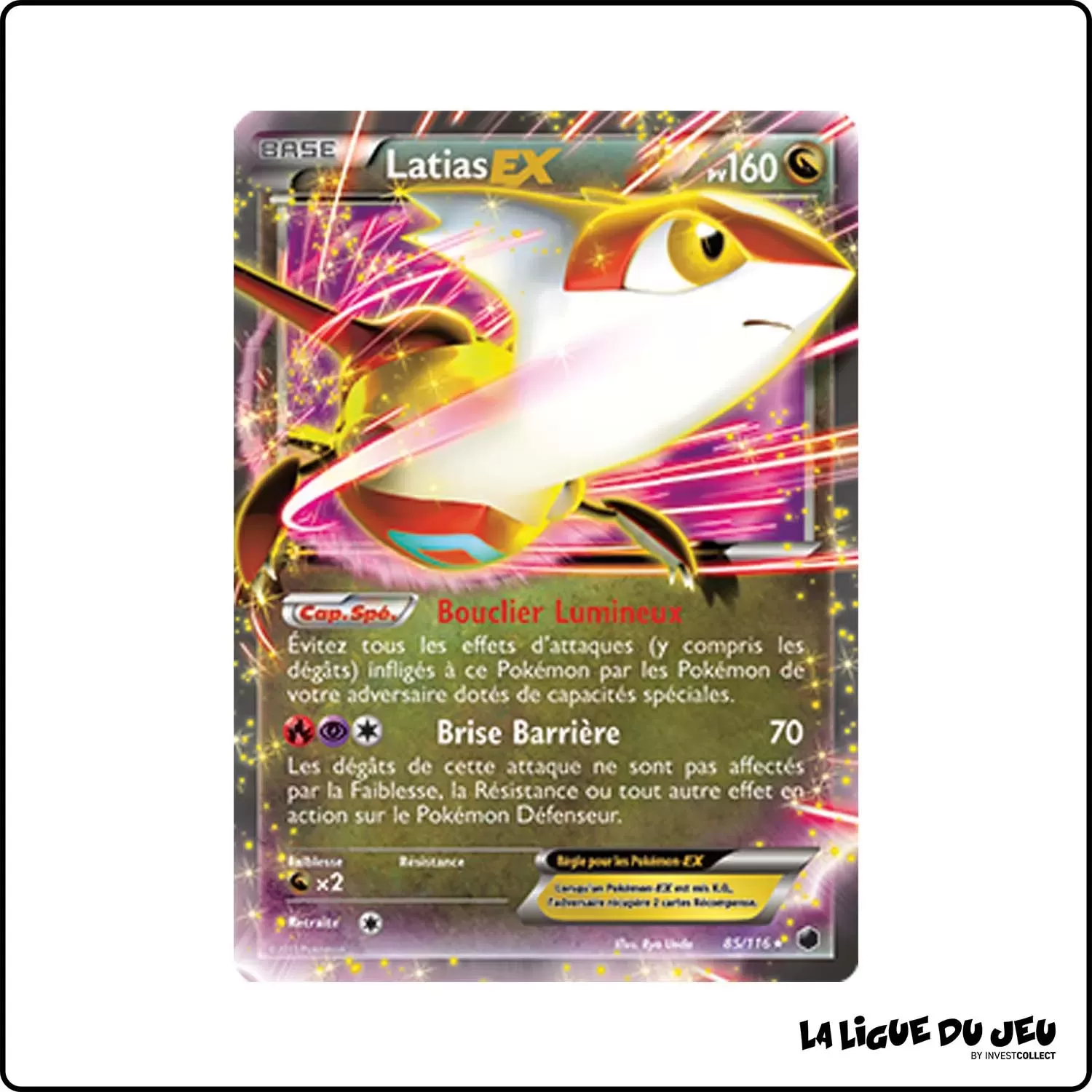 Ultra - Pokemon - Glaciation Plasma - Latias-EX 85/116