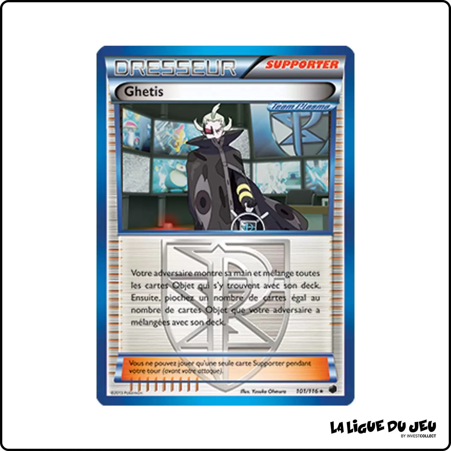 Holo - Pokemon - Glaciation Plasma - Ghetis 101/116