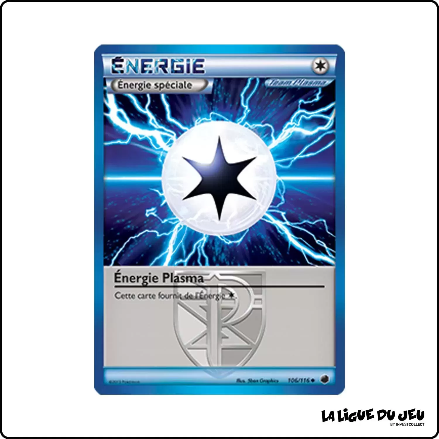 Peu commune - Pokemon - Glaciation Plasma - Énergie Plasma 106/116