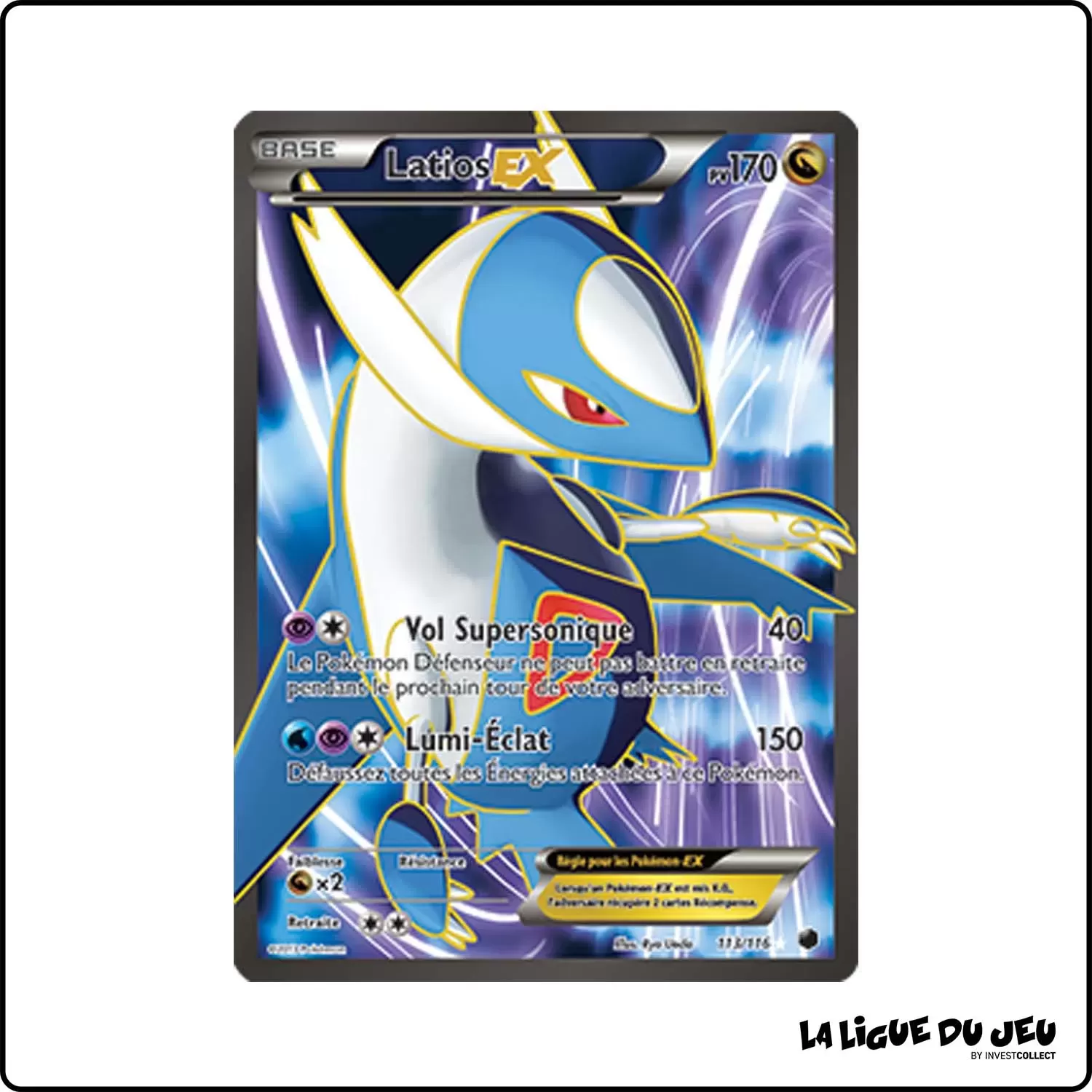 Ultra - Pokemon - Glaciation Plasma - Latios-EX 113/116