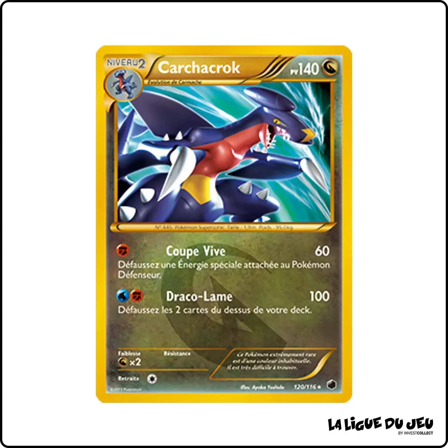 Secrete - Pokemon - Glaciation Plasma - Carchacrok 120/116