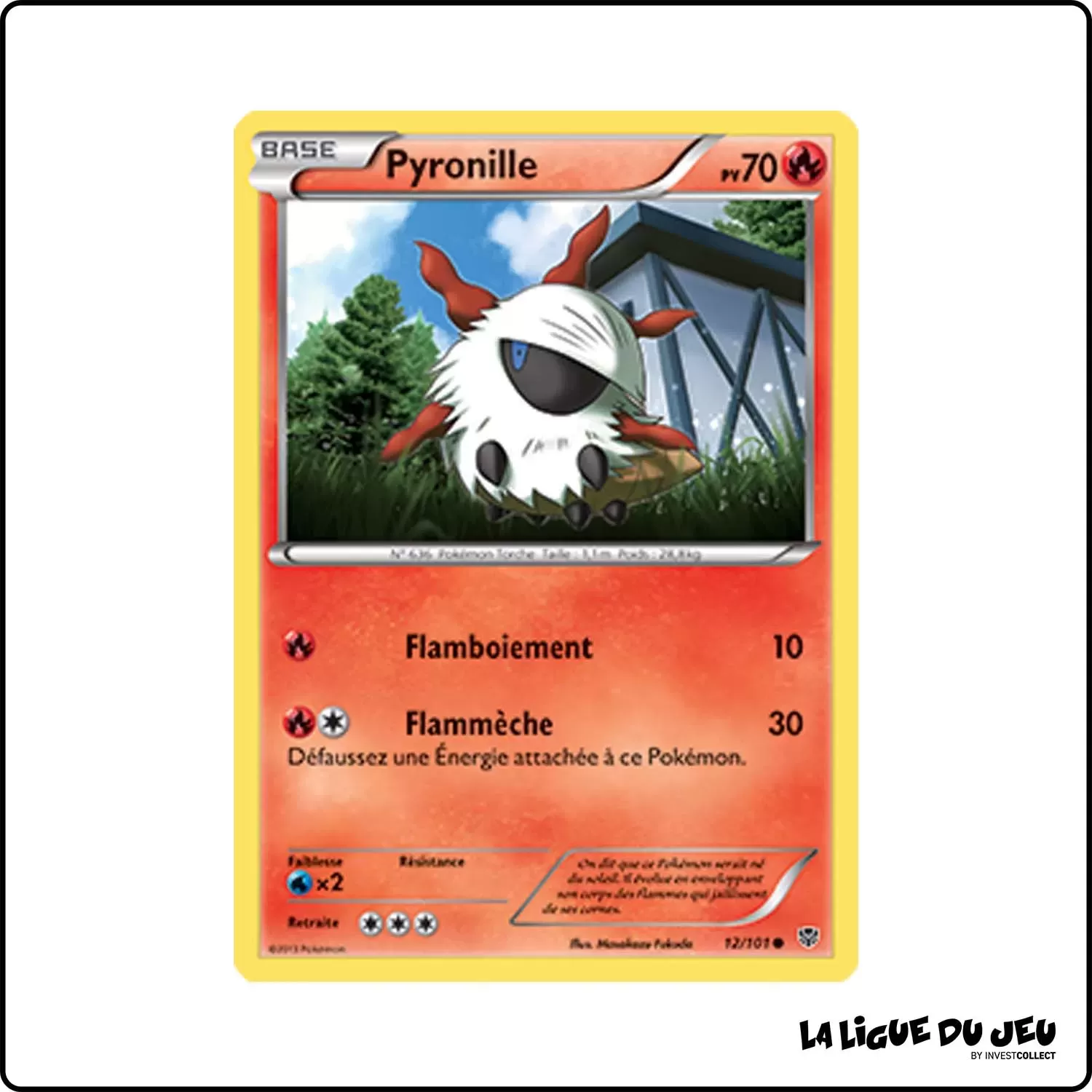 Commune - Pokemon - Explosion Plasma - Pyronille 12/101