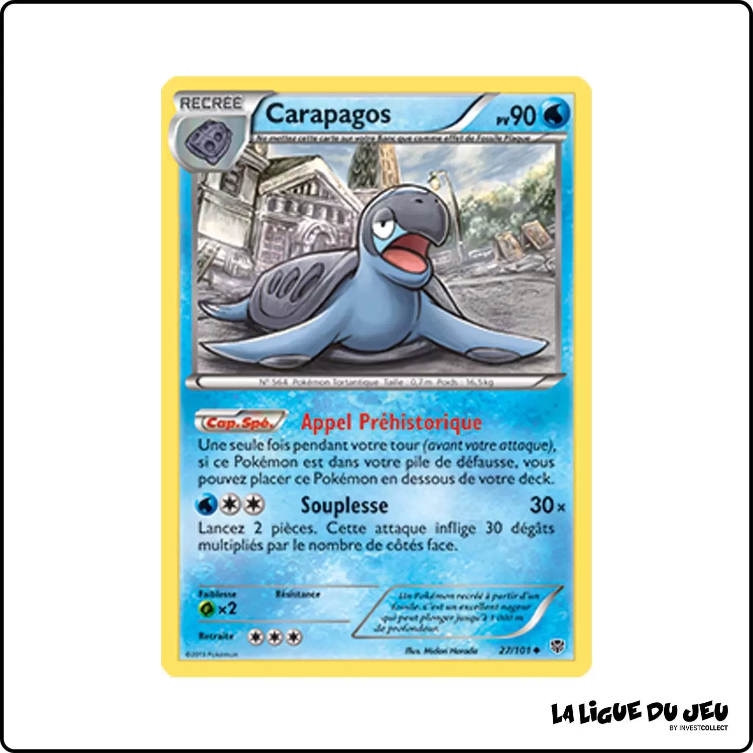 Peu commune - Pokemon - Explosion Plasma - Carapagos 27/101