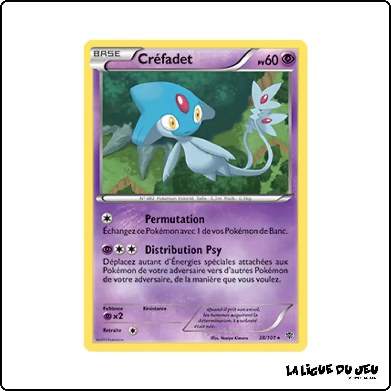 Rare - Pokemon - Explosion Plasma - Créfadet 38/101