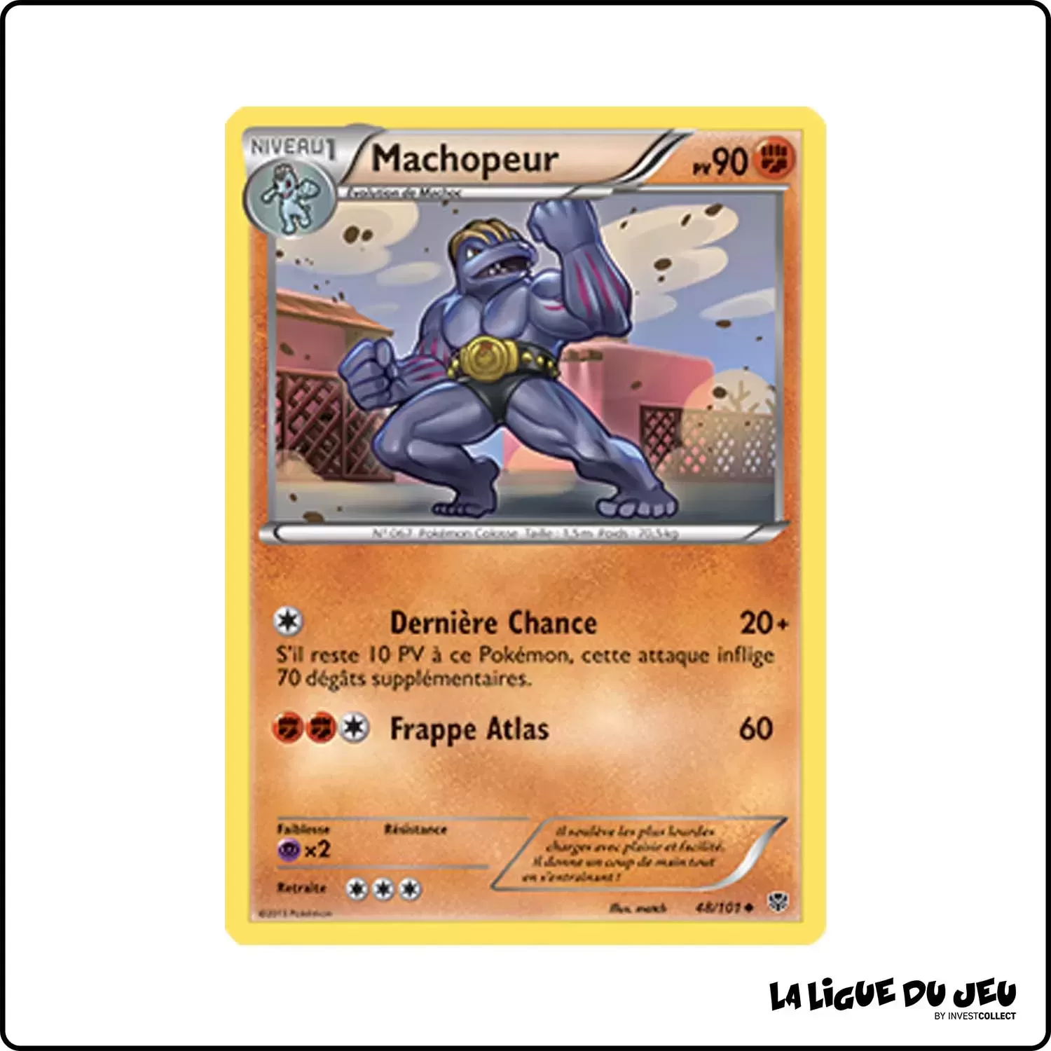 Peu commune - Pokemon - Explosion Plasma - Machopeur 48/101