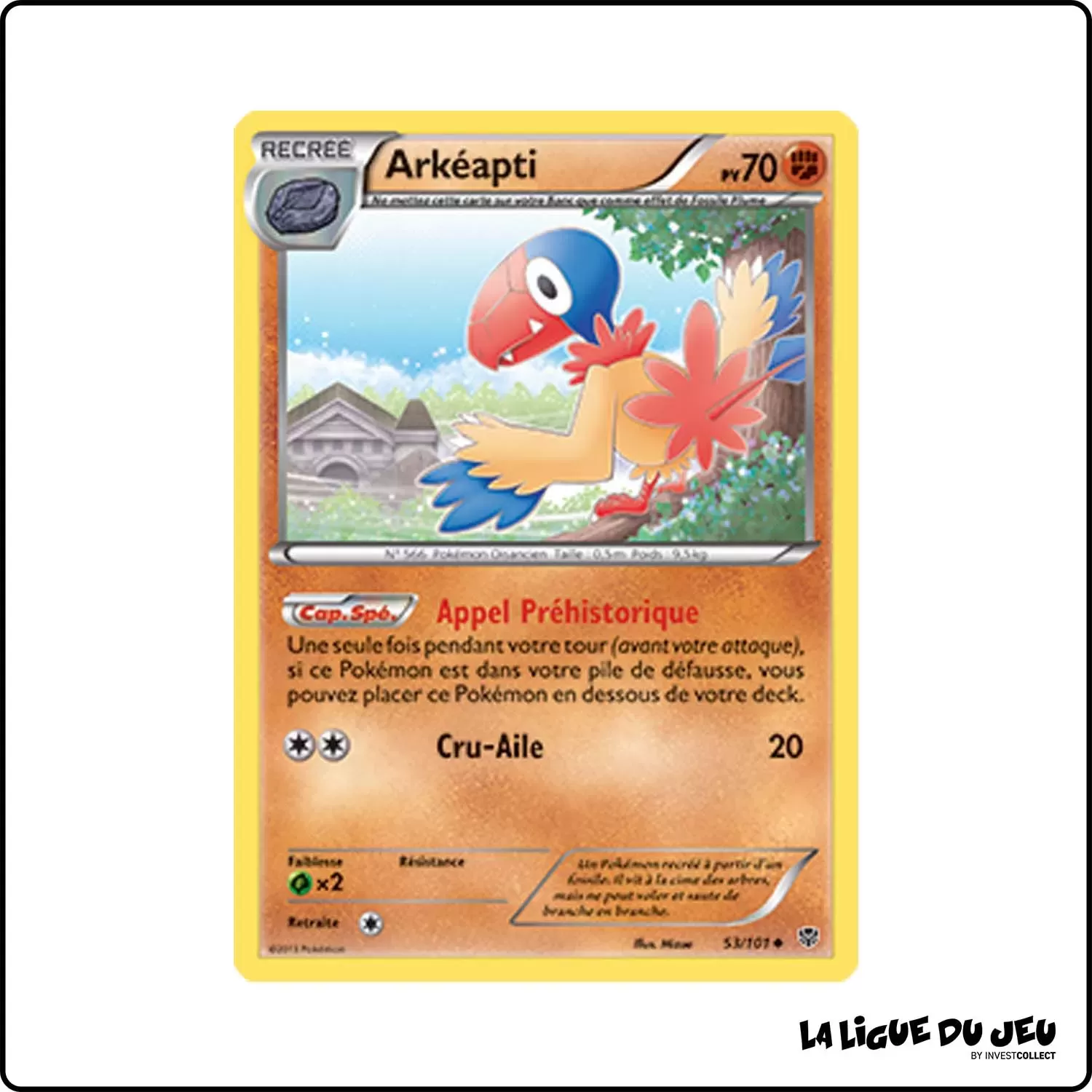 Peu commune - Pokemon - Explosion Plasma - Arkéapti 53/101