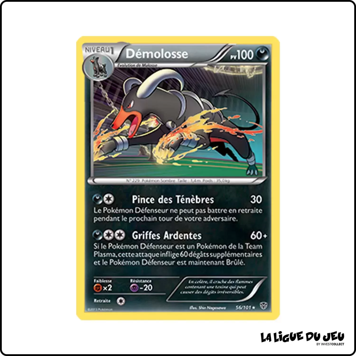 Holo - Pokemon - Explosion Plasma - Démolosse 56/101