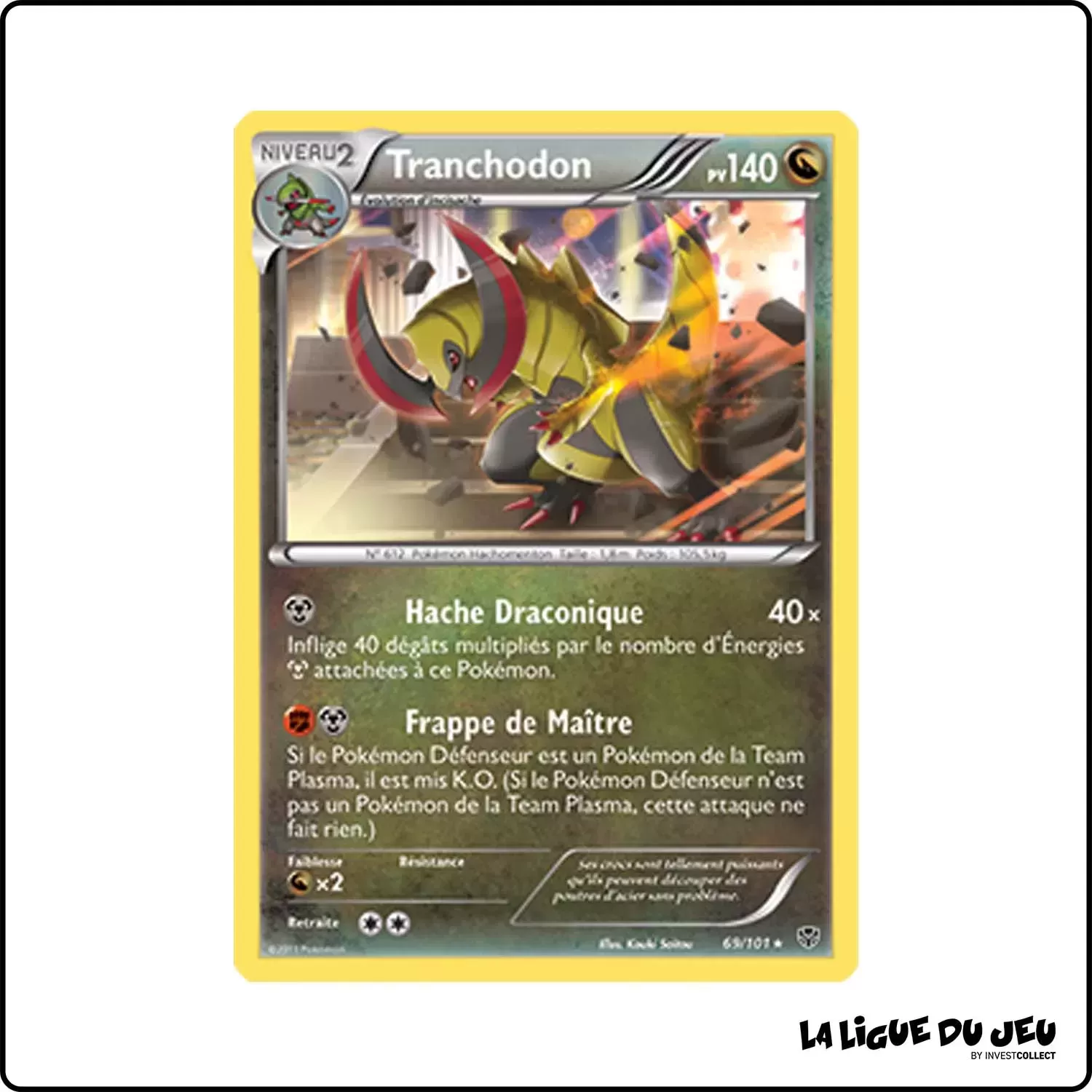 Holo - Pokemon - Explosion Plasma - Tranchodon 69/101