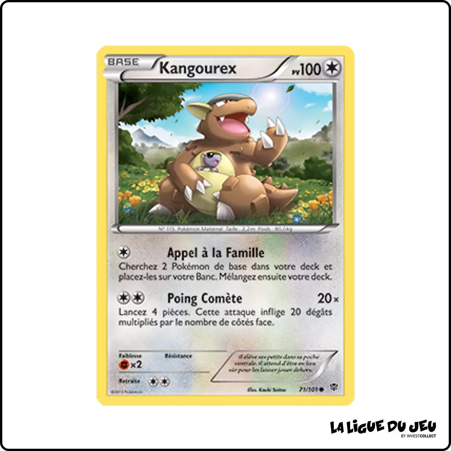 Commune - Pokemon - Explosion Plasma - Kangourex 71/101