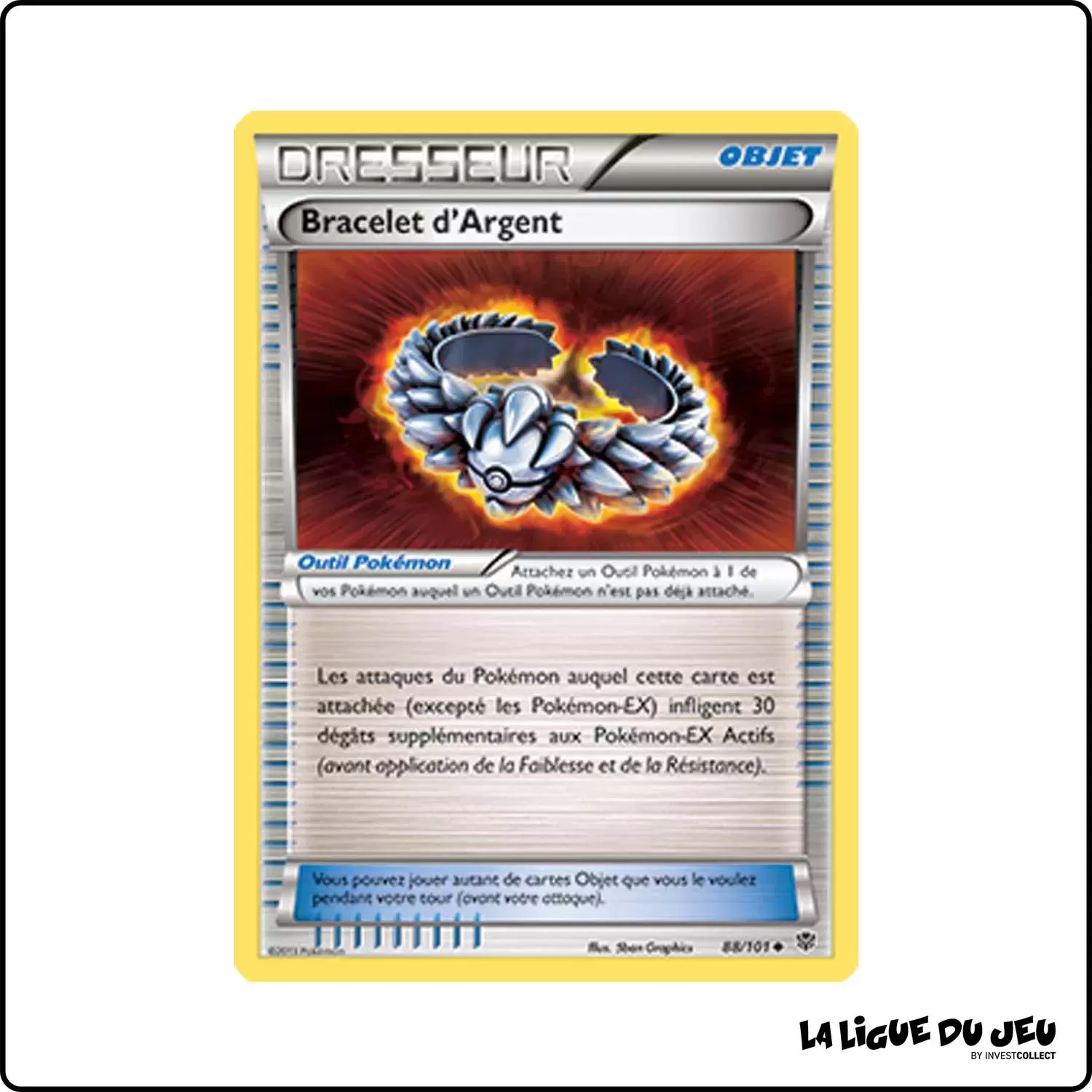 Peu commune - Pokemon - Explosion Plasma - Bracelet d'Argent 88/101