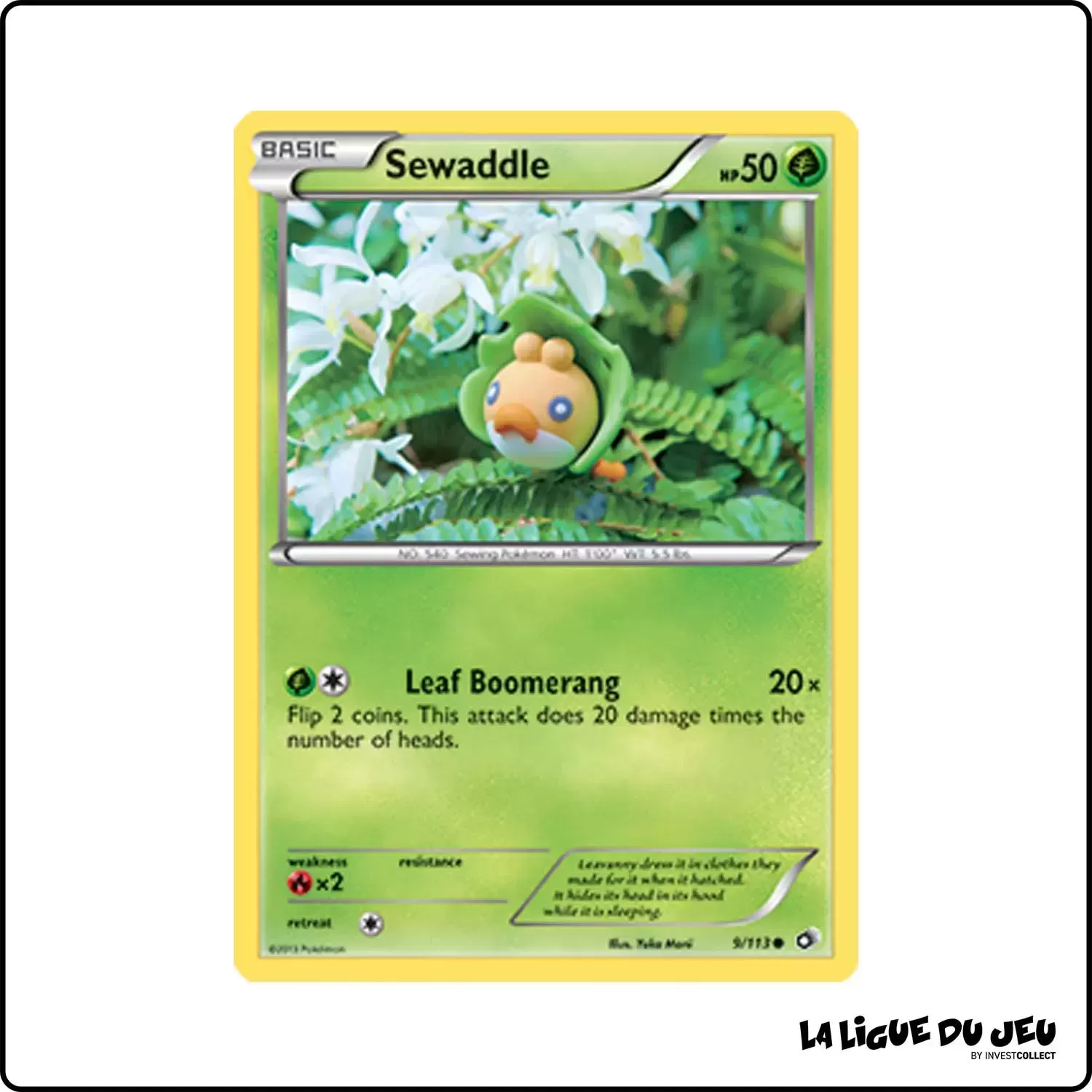 Commune - Pokemon - Legendary Treasures - Larveyette 9/113