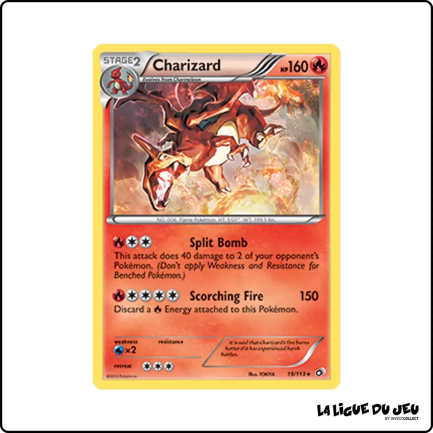 Holo - Pokemon - Legendary Treasures - Dracaufeu 19/113