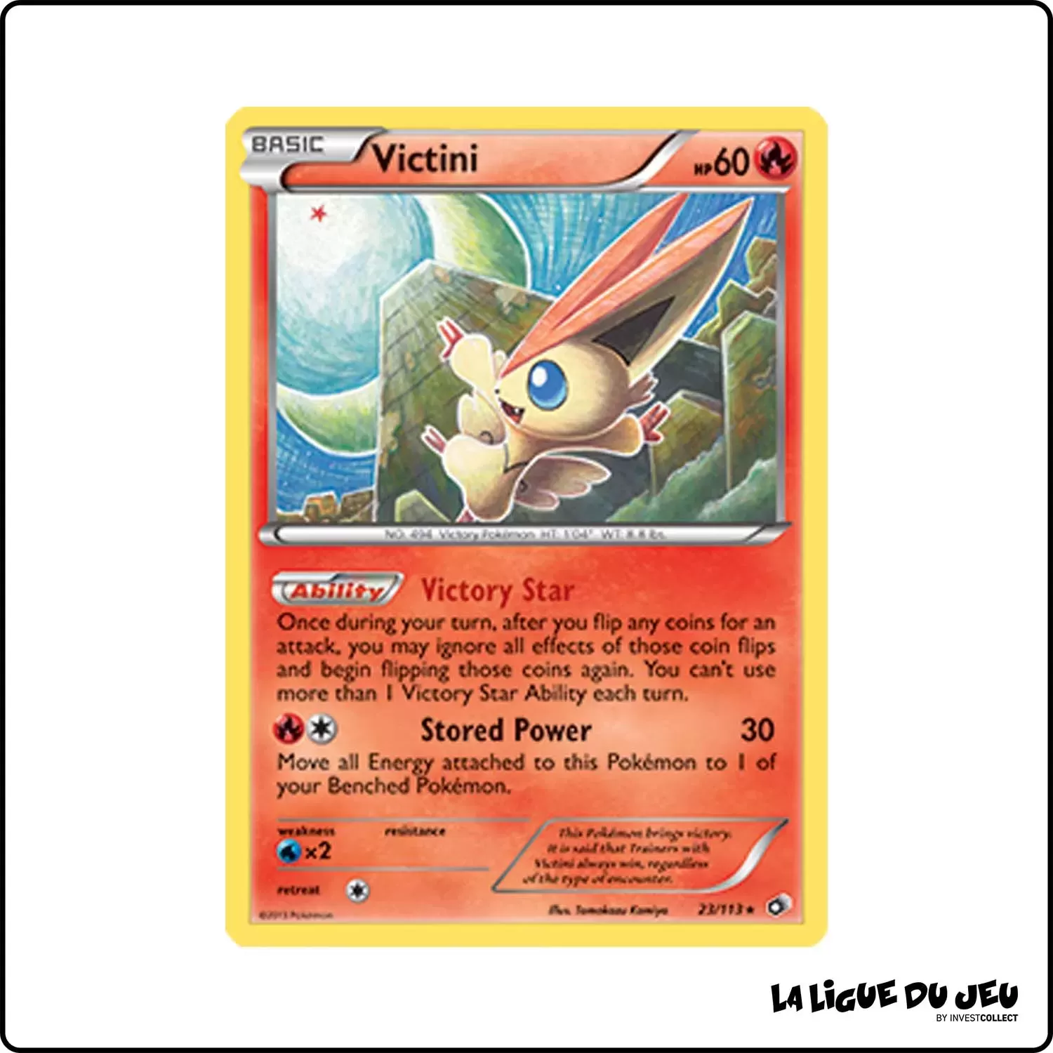 Holo - Pokemon - Legendary Treasures - Victini 23/113