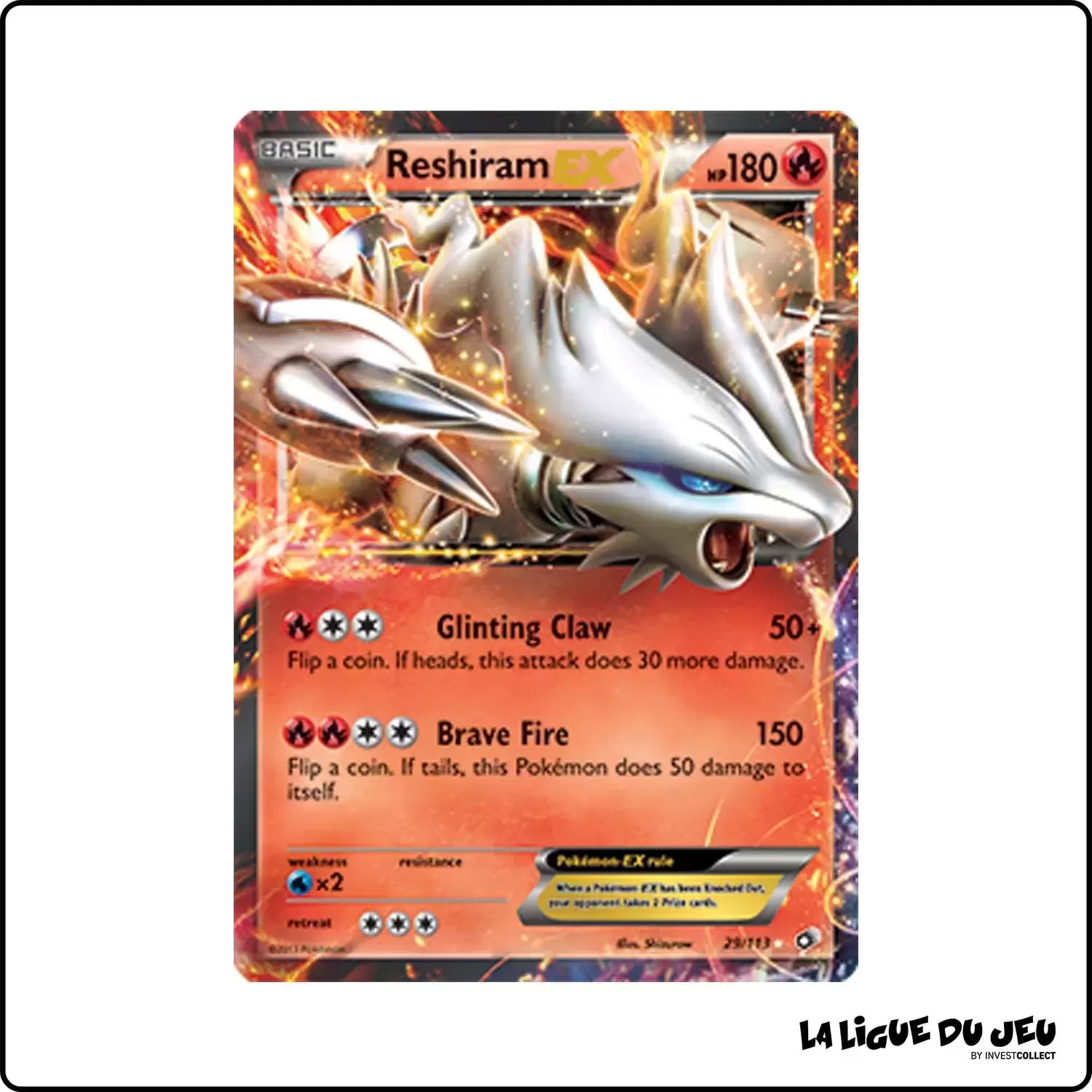 Ultra - Pokemon - Legendary Treasures - Reshiram-EX 29/113